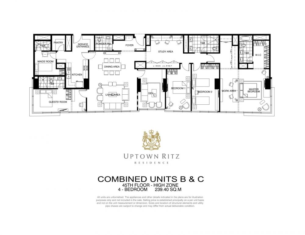Uptown Ritz Residences, Megaworld Condo for Sale